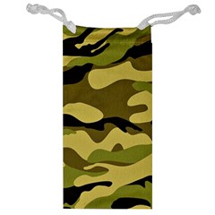 Fabric Army Camo Pattern Jewelry Bag by Vaneshart