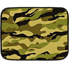 Fabric Army Camo Pattern Double Sided Fleece Blanket (mini)  by Vaneshart