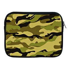 Fabric Army Camo Pattern Apple Ipad 2/3/4 Zipper Cases by Vaneshart