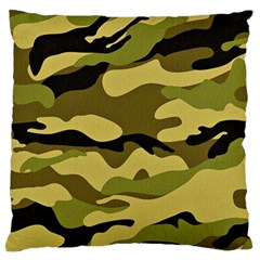 Fabric Army Camo Pattern Standard Flano Cushion Case (one Side) by Vaneshart