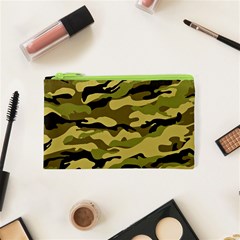 Fabric Army Camo Pattern Cosmetic Bag (xs) by Vaneshart