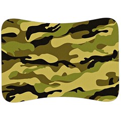 Fabric Army Camo Pattern Velour Seat Head Rest Cushion by Vaneshart