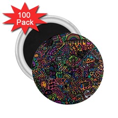 Awesome Abstract Pattern 2 25  Magnets (100 Pack)  by Vaneshart