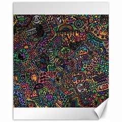 Awesome Abstract Pattern Canvas 11  X 14  by Vaneshart