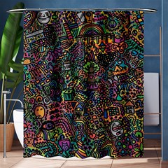 Awesome Abstract Pattern Shower Curtain 60  X 72  (medium) 