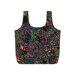 Awesome Abstract Pattern Full Print Recycle Bag (s) by Vaneshart