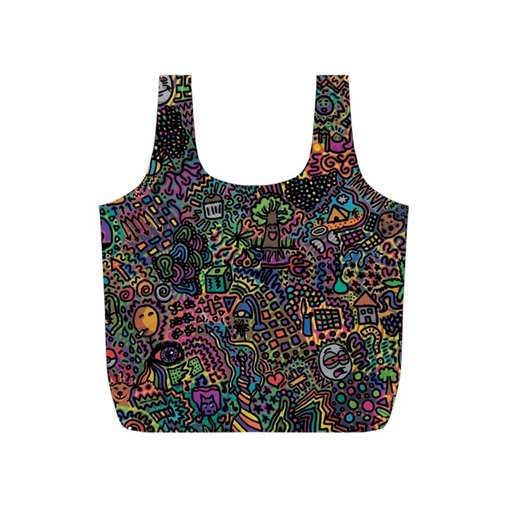 Awesome Abstract Pattern Full Print Recycle Bag (S)