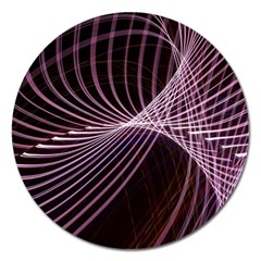 Light Sunlight Spiral Flower Line Color Electricity Circle Lightpaint Symmetry Shape  Macro   Magnet 5  (round) by Vaneshart