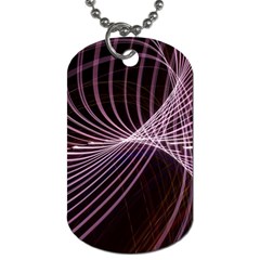 Light Sunlight Spiral Flower Line Color Electricity Circle Lightpaint Symmetry Shape  Macro   Dog Tag (two Sides) by Vaneshart