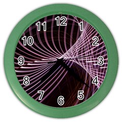 Light Sunlight Spiral Flower Line Color Electricity Circle Lightpaint Symmetry Shape  Macro   Color Wall Clock by Vaneshart