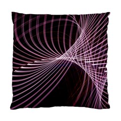 Light Sunlight Spiral Flower Line Color Electricity Circle Lightpaint Symmetry Shape  Macro   Standard Cushion Case (two Sides) by Vaneshart