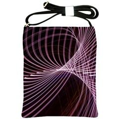 Light Sunlight Spiral Flower Line Color Electricity Circle Lightpaint Symmetry Shape  Macro   Shoulder Sling Bag by Vaneshart