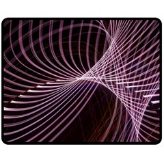 Light Sunlight Spiral Flower Line Color Electricity Circle Lightpaint Symmetry Shape  Macro   Fleece Blanket (medium)  by Vaneshart