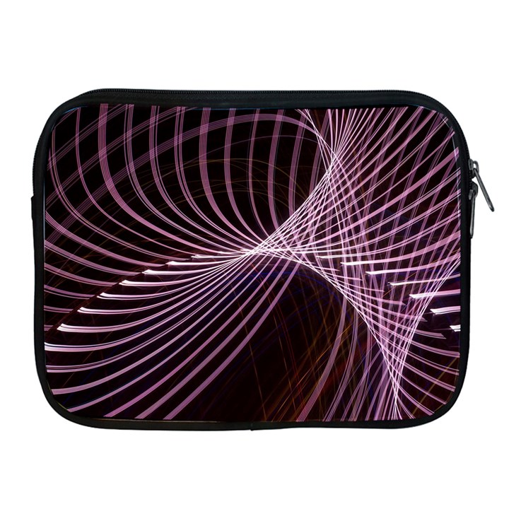 Light Sunlight Spiral Flower Line Color Electricity Circle Lightpaint Symmetry Shape  Macro   Apple iPad 2/3/4 Zipper Cases