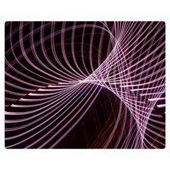 Light Sunlight Spiral Flower Line Color Electricity Circle Lightpaint Symmetry Shape  Macro   Double Sided Flano Blanket (medium)  by Vaneshart