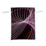 Light Sunlight Spiral Flower Line Color Electricity Circle Lightpaint Symmetry Shape  Macro   Lightweight Drawstring Pouch (L) Front