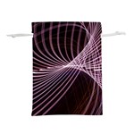 Light Sunlight Spiral Flower Line Color Electricity Circle Lightpaint Symmetry Shape  Macro   Lightweight Drawstring Pouch (L) Back