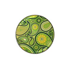 Texture Leaf Pattern Line Green Color Colorful Yellow Circle Ornament Font Art Illustration Design  Hat Clip Ball Marker by Vaneshart