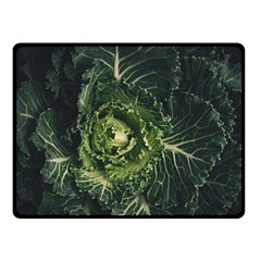 Plant Leaf Flower Green Produce Vegetable Botany Flora Cabbage Macro Photography Flowering Plant Fleece Blanket (small) by Vaneshart