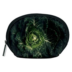 Plant Leaf Flower Green Produce Vegetable Botany Flora Cabbage Macro Photography Flowering Plant Accessory Pouch (medium) by Vaneshart