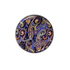 Vintage Retro Texture Decoration Pattern Color Circle Ornament Art Design Bright Symmetry Style  Hat Clip Ball Marker by Vaneshart