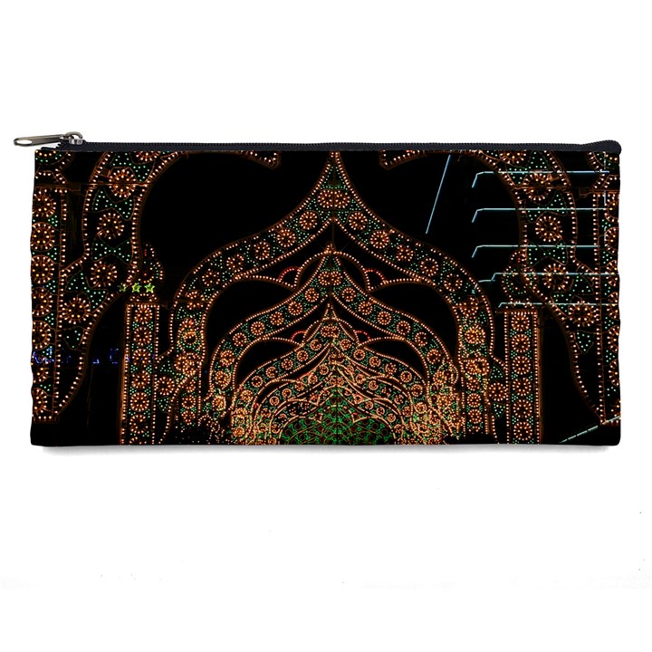 Light Night Christmas Christmas Decoration Symmetry Fantasia Oropesadelmar Castelln Iluminacin Bombi Pencil Cases