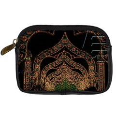 Light Night Christmas Christmas Decoration Symmetry Fantasia Oropesadelmar Castelln Iluminacin Bombi Digital Camera Leather Case by Vaneshart