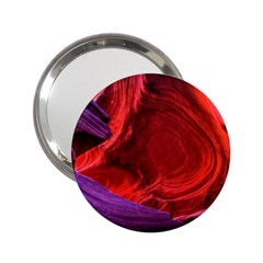 Flower Purple Petal Red Color Pink Hdr Magenta Lowerantelopecanyon Antelopecanyon Macro Photography 2 25  Handbag Mirrors by Vaneshart