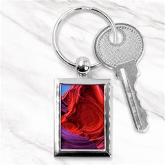 Flower Purple Petal Red Color Pink Hdr Magenta Lowerantelopecanyon Antelopecanyon Macro Photography Key Chain (rectangle) by Vaneshart