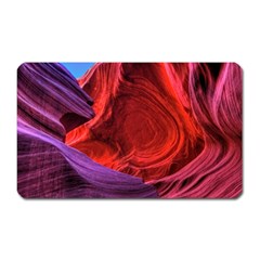 Flower Purple Petal Red Color Pink Hdr Magenta Lowerantelopecanyon Antelopecanyon Macro Photography Magnet (rectangular) by Vaneshart