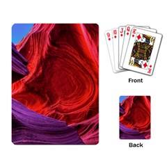 Flower Purple Petal Red Color Pink Hdr Magenta Lowerantelopecanyon Antelopecanyon Macro Photography Playing Cards Single Design (rectangle) by Vaneshart