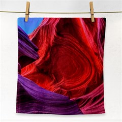 Flower Purple Petal Red Color Pink Hdr Magenta Lowerantelopecanyon Antelopecanyon Macro Photography Face Towel by Vaneshart