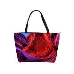 Flower Purple Petal Red Color Pink Hdr Magenta Lowerantelopecanyon Antelopecanyon Macro Photography Classic Shoulder Handbag by Vaneshart