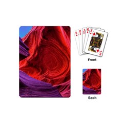 Flower Purple Petal Red Color Pink Hdr Magenta Lowerantelopecanyon Antelopecanyon Macro Photography Playing Cards Single Design (mini) by Vaneshart