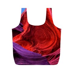 Flower Purple Petal Red Color Pink Hdr Magenta Lowerantelopecanyon Antelopecanyon Macro Photography Full Print Recycle Bag (m) by Vaneshart