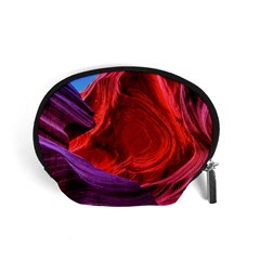 Flower Purple Petal Red Color Pink Hdr Magenta Lowerantelopecanyon Antelopecanyon Macro Photography Accessory Pouch (small) by Vaneshart