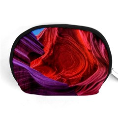 Flower Purple Petal Red Color Pink Hdr Magenta Lowerantelopecanyon Antelopecanyon Macro Photography Accessory Pouch (medium) by Vaneshart