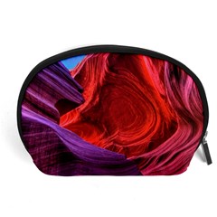 Flower Purple Petal Red Color Pink Hdr Magenta Lowerantelopecanyon Antelopecanyon Macro Photography Accessory Pouch (large) by Vaneshart