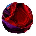 Flower Purple Petal Red Color Pink Hdr Magenta Lowerantelopecanyon Antelopecanyon Macro Photography Large 18  Premium Flano Round Cushions Front