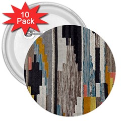 Abstract Pattern 3  Buttons (10 Pack)  by Vaneshart