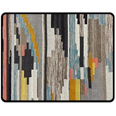 Abstract Pattern Double Sided Fleece Blanket (medium)  by Vaneshart