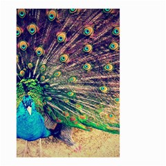 Bird Biology Fauna Material Chile Peacock Plumage Feathers Symmetry Vertebrate Peafowl Small Garden Flag (two Sides) by Vaneshart