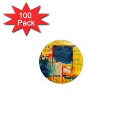 Abstract Painting Acrylic Paint Art Artistic Background 1  Mini Magnets (100 Pack)  by Vaneshart