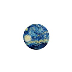 Starry Night 1  Mini Buttons by Vaneshart