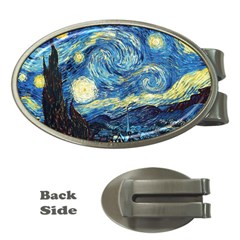 Starry Night Money Clips (oval)  by Vaneshart