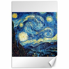 Starry Night Canvas 12  X 18  by Vaneshart