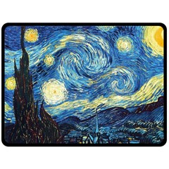 Starry Night Fleece Blanket (large)  by Vaneshart