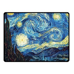 Starry Night Fleece Blanket (small) by Vaneshart