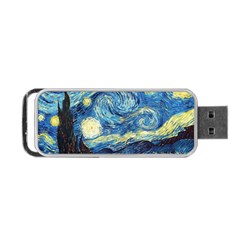 Starry Night Portable Usb Flash (one Side) by Vaneshart