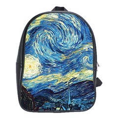 Starry Night School Bag (xl) by Vaneshart